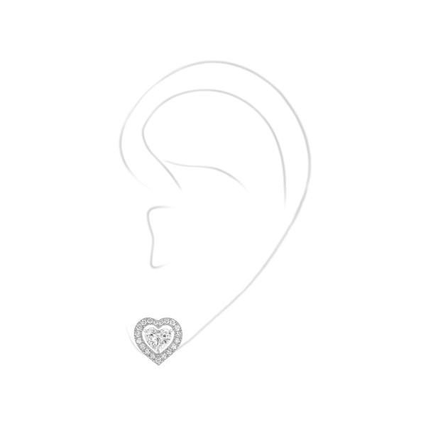 Messika Joy Coeur Ohrstecker (Ref: 11562-WG)