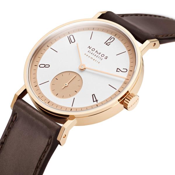 NOMOS Glashütte Tangente Roségold neomatik – 175 Years Watchmaking Glashütte (Ref: 160.S1)