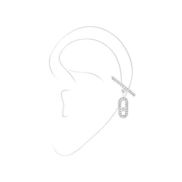 Messika Einzelner Move Uno Quaste Ohrclip  (Ref: 11162-WG)