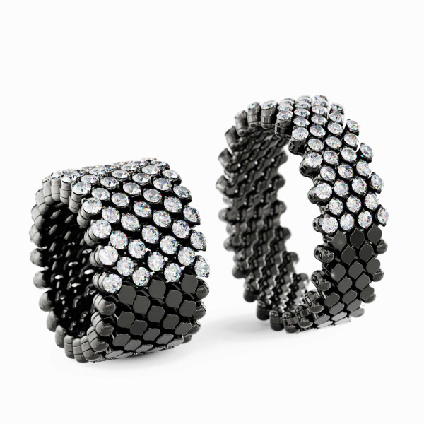 Serafino Consoli Brevetto Multi-Size Ring (Ref: RMS 7H2 BG WD)