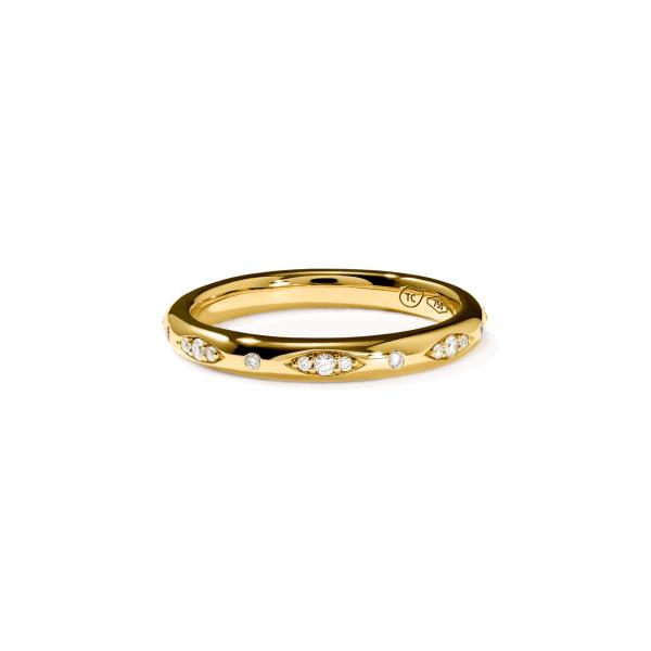 Tamara Comolli GYPSY Bandring Pavé  'Classic'  (Ref: R-Gyp-B-ClP-yg)