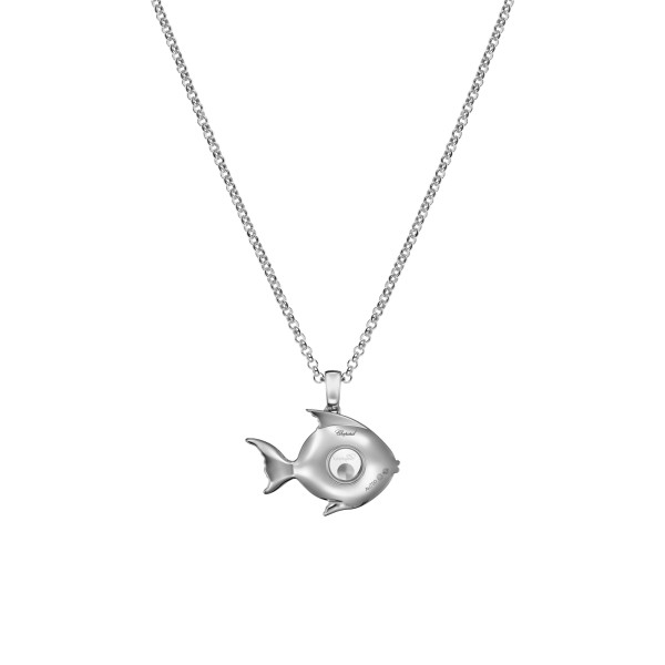 Chopard Happy Diamonds Fish Anhänger mit Halskette (Ref: 79A205-1201)