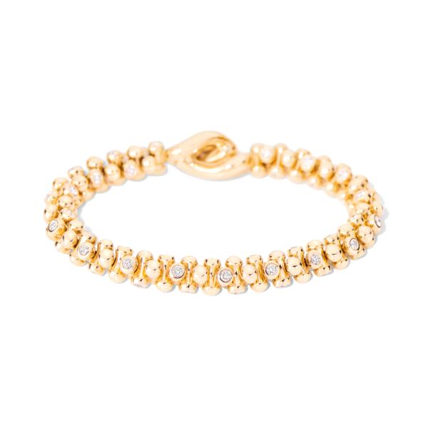 Tamara Comolli ALWAYS DIAMONDS Armband alternating Classic  (Ref: B-AD-alt-Cl-yg)