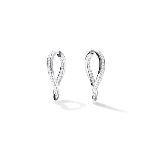Tamara Comolli SIGNATURE Ohrringe Hoop Drop (Ref: E-Sig-Ho-TDr-p-wg)