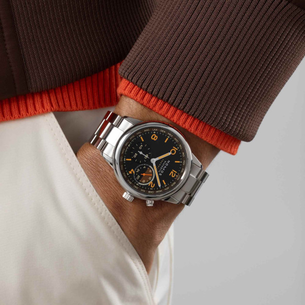 NOMOS Glashütte Club Sport Neomatik Weltzeit Grid (Ref: 790.S8)