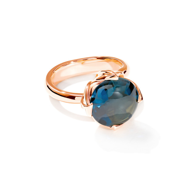 Tamara Comolli TULIP Ring Large mit London Topas (Ref: R-TUL-l-ToLo-rg)