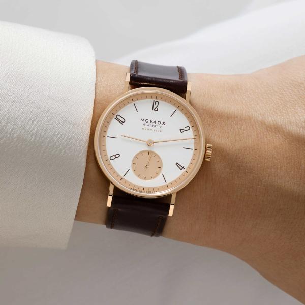 NOMOS Glashütte Tangente Roségold Neomatik - 175 Years Watchmaking Glashütte (Ref: 160.S1)