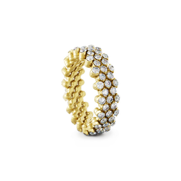 Serafino Consoli Brevetto Multi-Size Ring (Ref: RMS 5F4 YG WD)