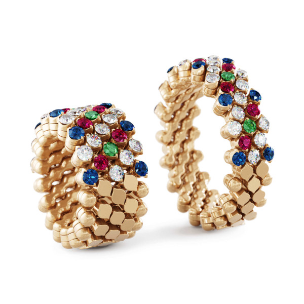Serafino Consoli Brevetto Multi-Size Ring (Ref: RMS 5H4 RG WD BS R T MC)
