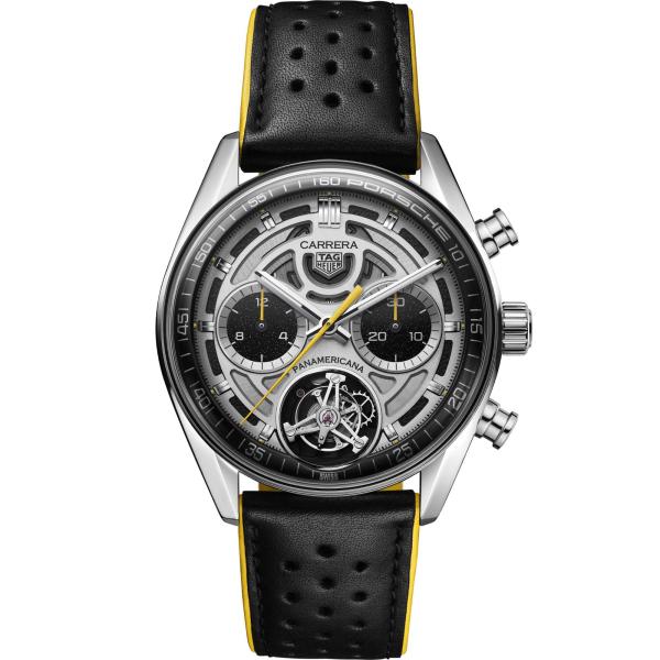TAG Heuer TAG HEUER CARRERA CHRONOGRAPH TOURBILLON X PORSCHE PANAMERICANA (Ref: CBS5012.FC6571)
