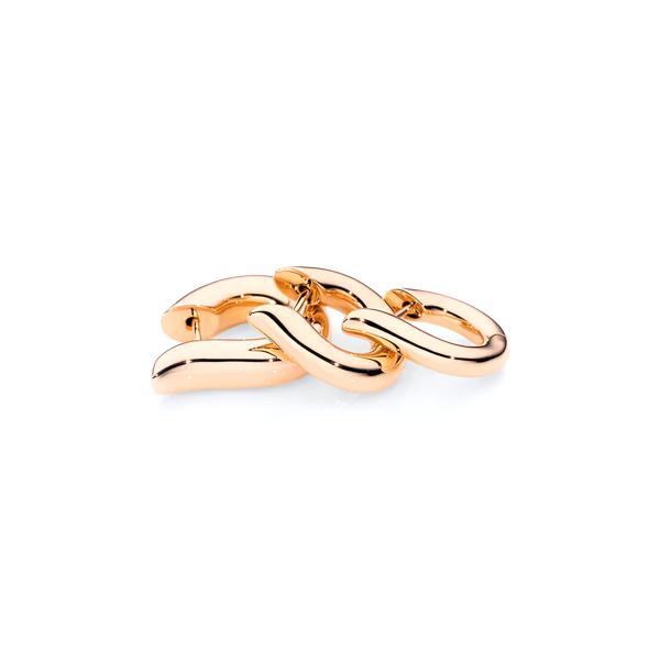 Tamara Comolli SIGNATURE Hoop Ohrringe medium (Ref: E-ho-m-rg)