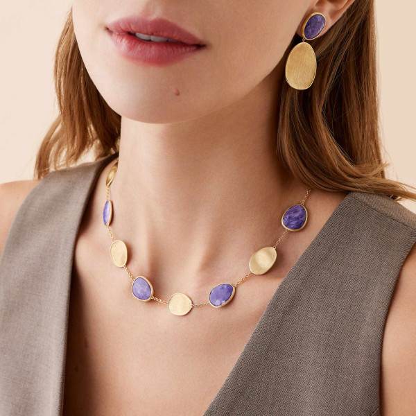 Marco Bicego Lunaria Color Halskette (Ref: CB2099 CIA01 Y)