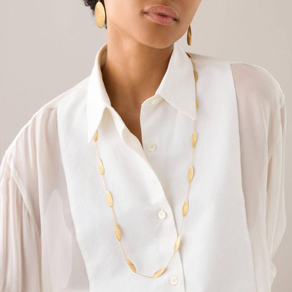 Marco Bicego Lunaria Twist Halskette (Ref: CB2897 Y)