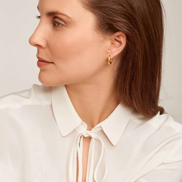 Tamara Comolli SIGNATURE Hoop Ohrringe Small (Ref: E-Ho-s-yg)