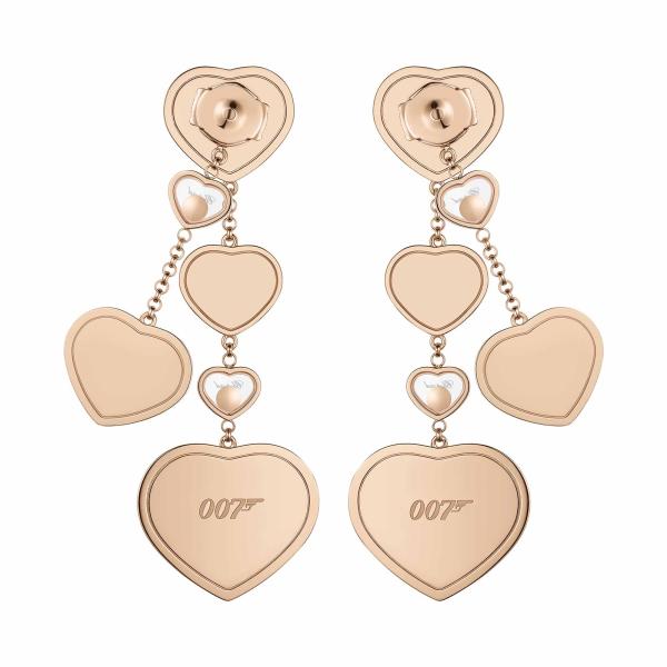 Chopard Happy Hearts Golden Hearts Ohrhänger (Ref: 83A707-5029)