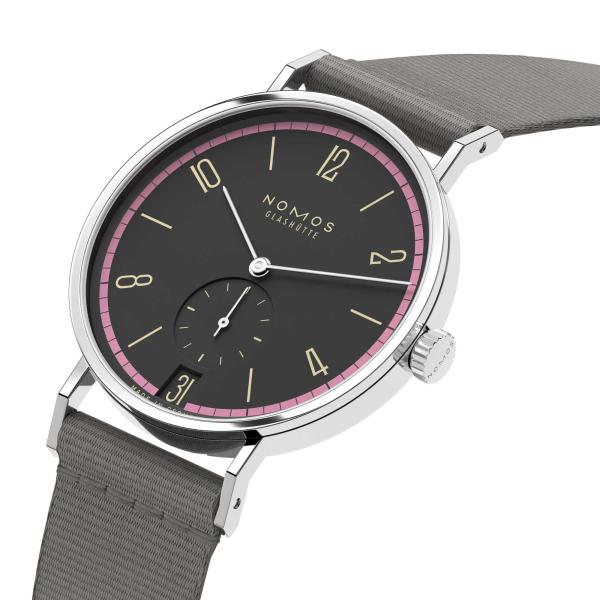 NOMOS Glashütte Tangente 38 Datum Tiefseegrau  (Ref: 179.S19)