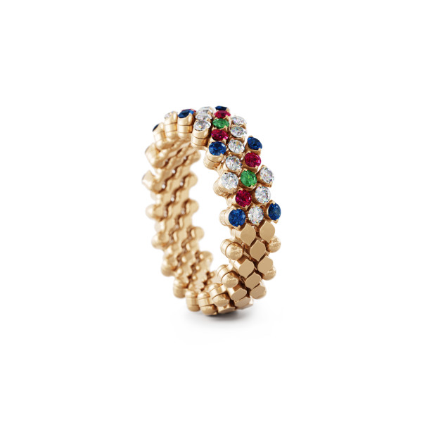Serafino Consoli Brevetto Multi-Size Ring (Ref: RMS 5H4 RG WD MC)