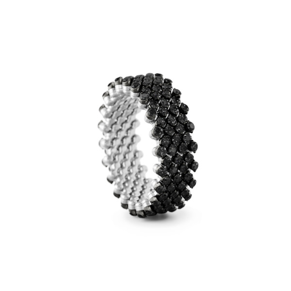Serafino Consoli Brevetto Multi-Size Ring (Ref: RMS 7F2 WBG BD)