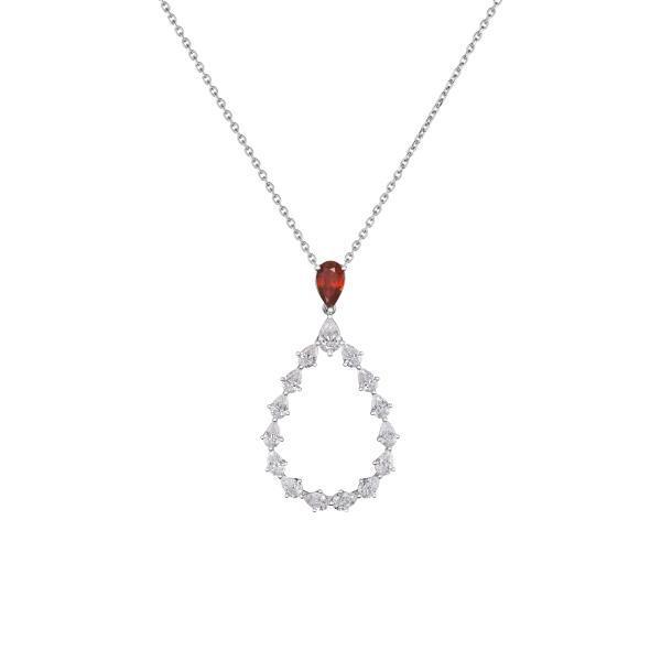 Chopard L'Heure Du Diamant Drop Anhänger mit Halskette (Ref: 79A063-1301)