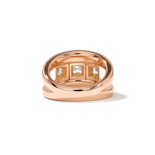 Tamara Comolli CURRICULUM VITAE 3 Ring Diamanten medium (Ref: R-CV3-m-Pr-rg)