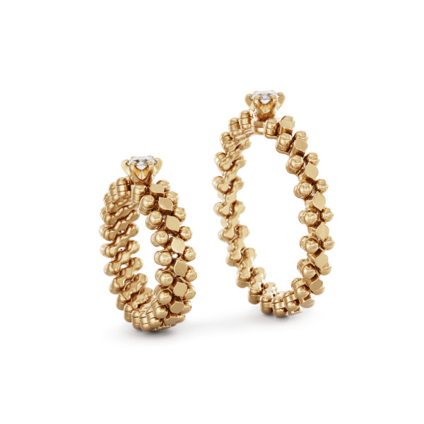 Serafino Consoli Brevetto Solitaire Multi-Size Ring (Ref: RMS SL WD 030 3N2 RG)
