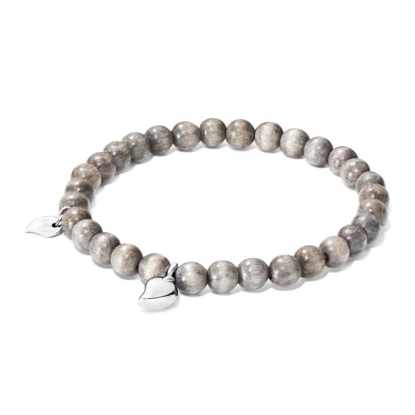 Tamara Comolli INDIA Drop Armband large Greywood (Ref: B-IND-GW-Dr-l-wg)
