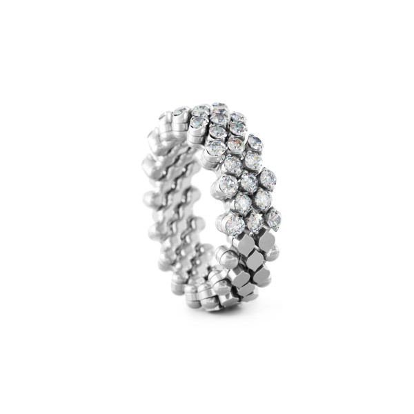 Serafino Consoli Brevetto Multi-Size Ring (Ref: RMS 5H7 WG WD)