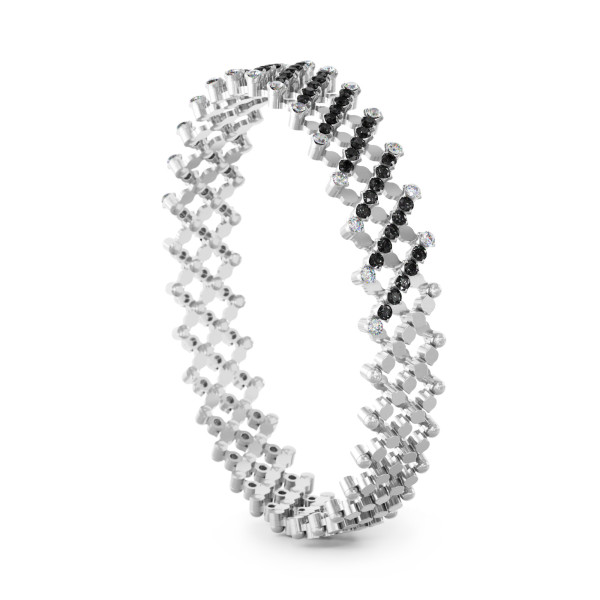 Serafino Consoli Brevetto Multi-Size Ring (Ref: S.RB 7H2 WG WD BD)