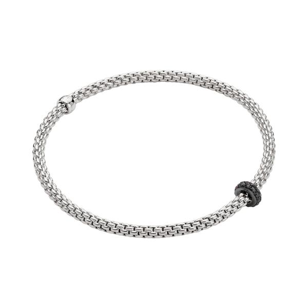 FOPE Flex'it Prima Armband mit schwarzen Diamanten (Ref: 74508BX_BN_B_X1X_0XS)