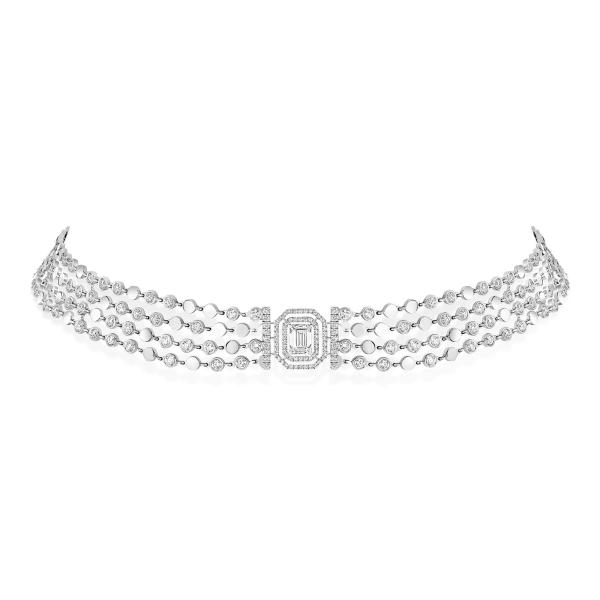 Messika D-Vibes mehrreihiger Choker (Ref: 12434-WG)