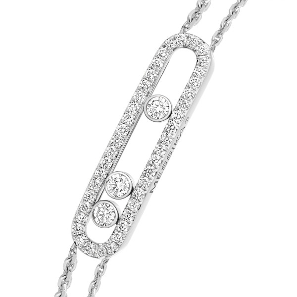 Messika Move Classique Pavé Armband (Ref: 03995-WG)
