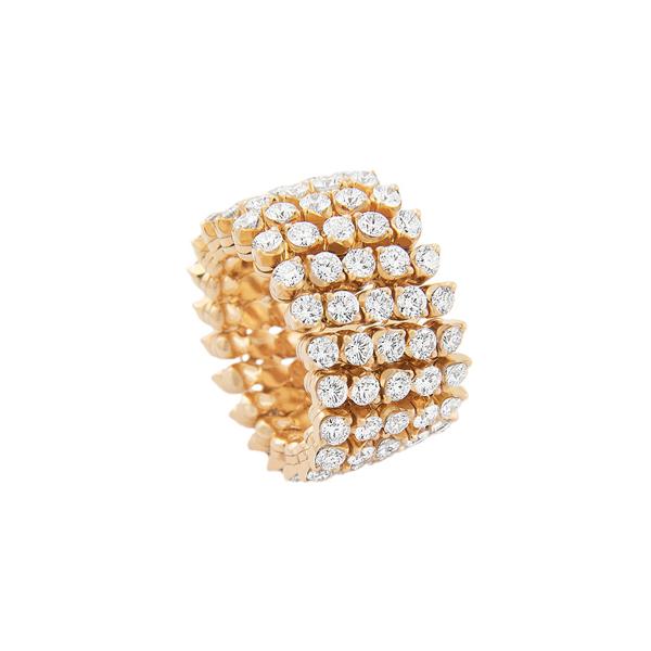 Serafino Consoli Brevetto Multi-Size Ring (Ref: RMS 5F4 YG WD)
