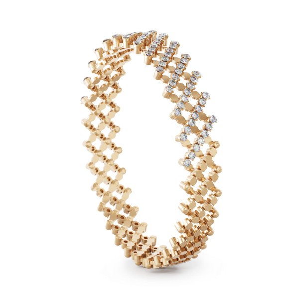 Serafino Consoli Serafino Ring Bracelet (Ref: S.RB 7H2 RG WD)