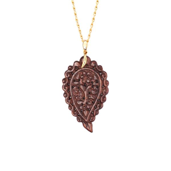 Tamara Comolli INDIA Anhänger large Snakewood (Ref: P-IND-l-SW-yg)
