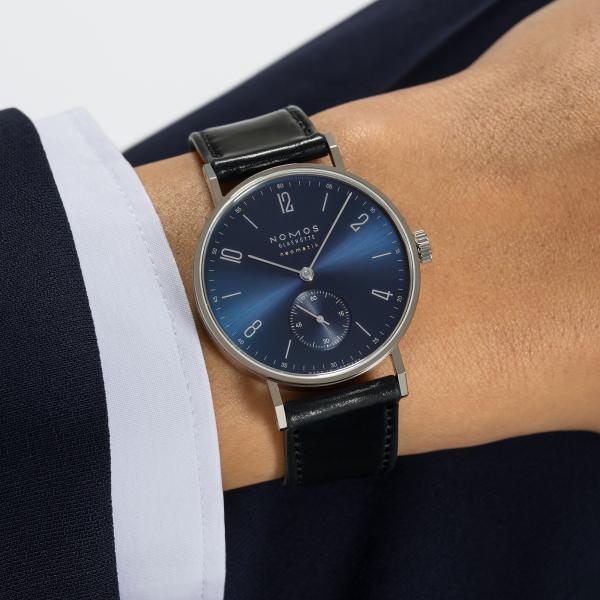 NOMOS Glashütte Tangente neomatik blaugold (Ref: 191)