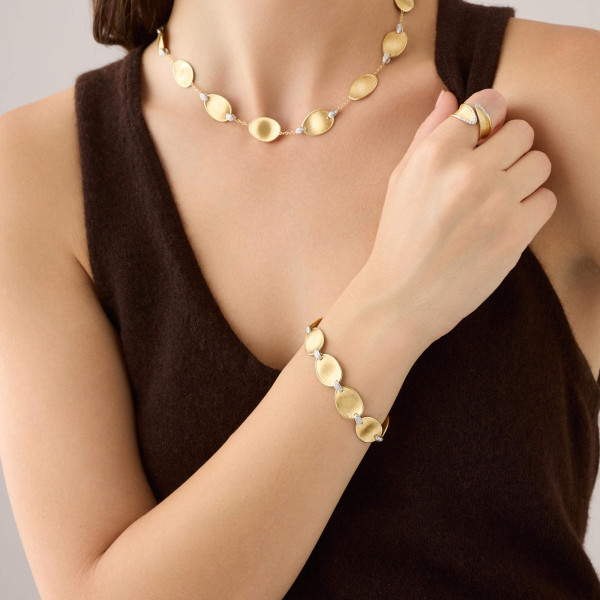 Marco Bicego Lunaria Twist Ring (Ref: AB660 B YW)