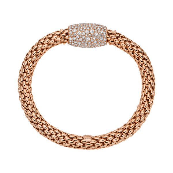 FOPE Love Nest Flex'it Armband mit Diamantpavé (Ref: 45314BX_PB_R_XRX_0XS)