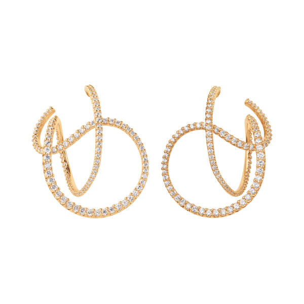 Ole Lynggaard Copenhagen Twisted Love Bands Ohrringe (Ref: A3096-402)