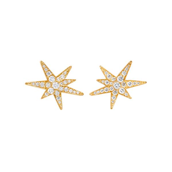 Ole Lynggaard Copenhagen Funky Stars Ohrstecker Small (Ref: A3097-402)