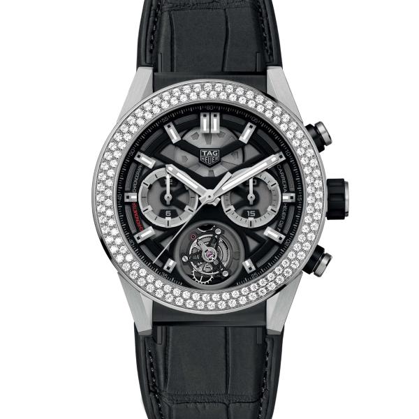 TAG Heuer TAG HEUER CARRERA CHRONOGRAPH TOURBILLON (Ref: CAR5A80.FC6377)