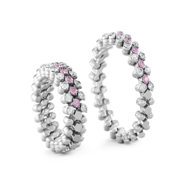 Serafino Consoli Brevetto Multi-Size Ring (Ref: RMS 3H2 WG WD PS)