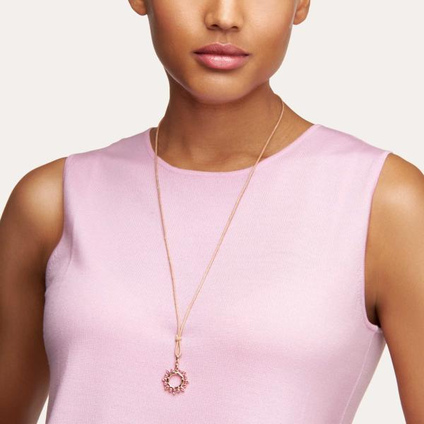 Tamara Comolli GYPSY Anhänger Sun 'Blush' small (Ref: P-Gyp-Blu-s-rg)