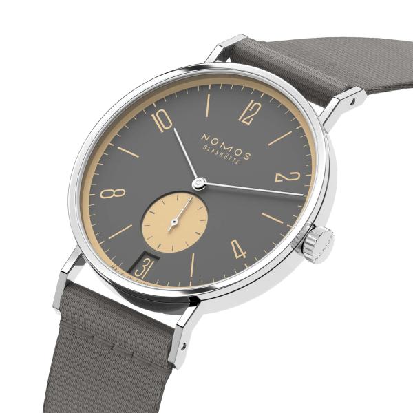 NOMOS Glashütte Tangente 38 Datum Haifischgrau  (Ref: 179.S20)