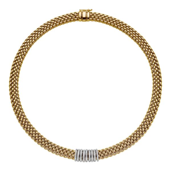 FOPE Panorama Collier mit Diamanten (Ref: 58812CX_PB_G_XBX_042)