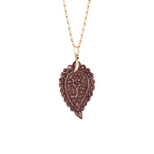 Tamara Comolli INDIA Leaf Anhänger (Ref: P-IND-m-SW-rg)