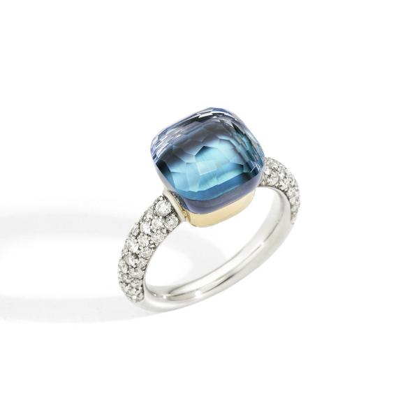 Pomellato Nudo Deep Blue klassischer Ring (Ref: PAC0040O6WHRB0YAV)