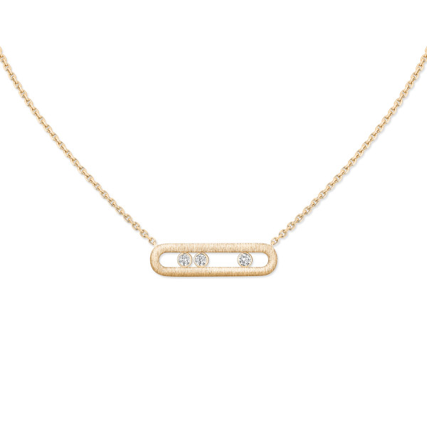 Messika Move Classique Ciselé Halskette (Ref: 14667-YG)