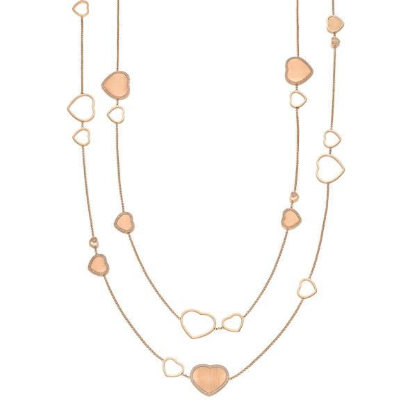 Chopard Happy Hearts Golden Hearts Halskette (Ref: 81A007-5921)