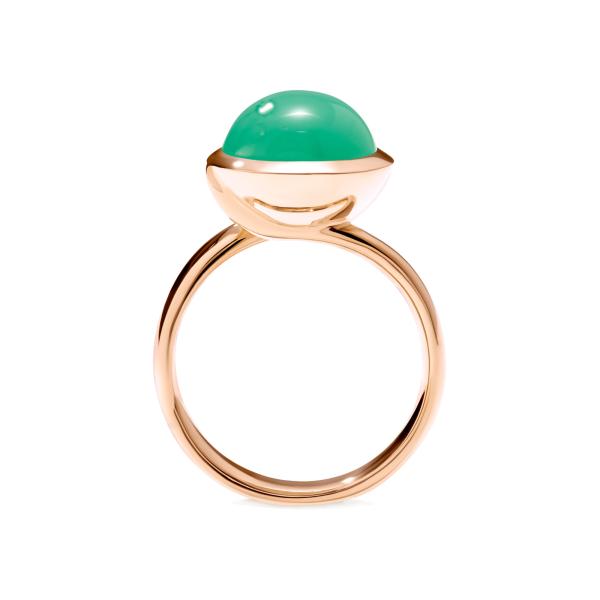 Tamara Comolli BOUTON Ring large Chrysoprase (Ref: R-BOU-l-Chry-rg)