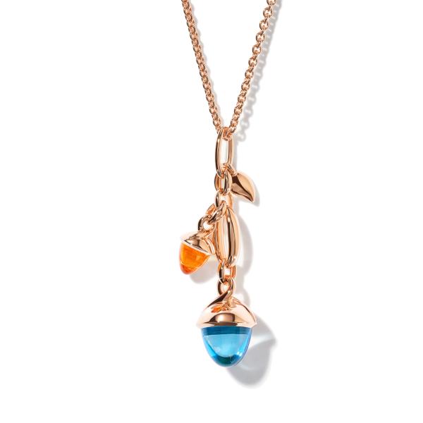 Tamara Comolli MIKADO Ohrringe Dangling 2 Acorns 'Candy' (Ref: E-M-d-2-Can-rg)